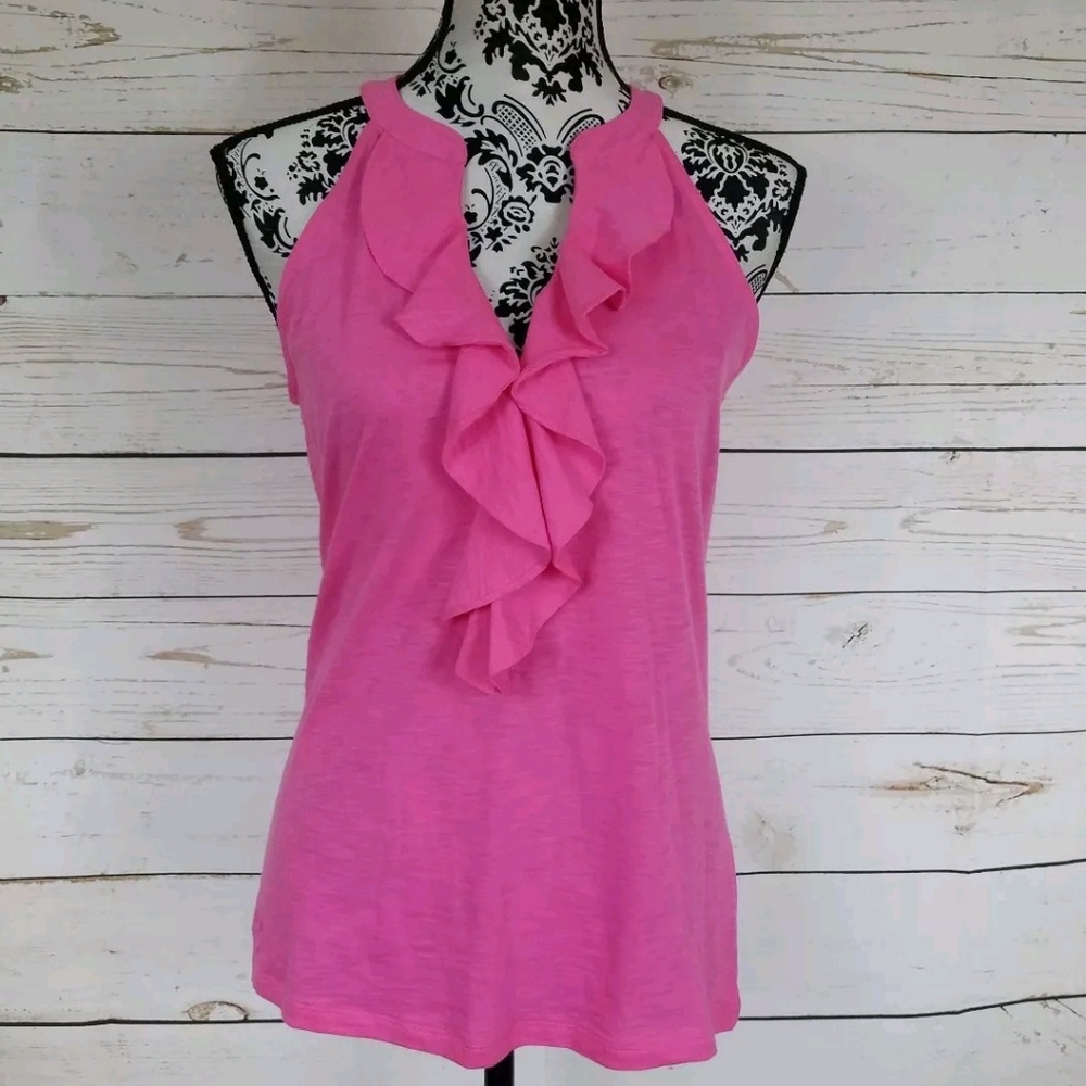 Lilly Pulitzer Hotty Pink Shay Top. 